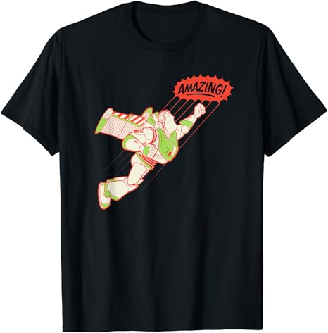 Disney Pixar Toy Story 4 Buzz Lightyear Amazing T-Shirt : Amazon.co.uk